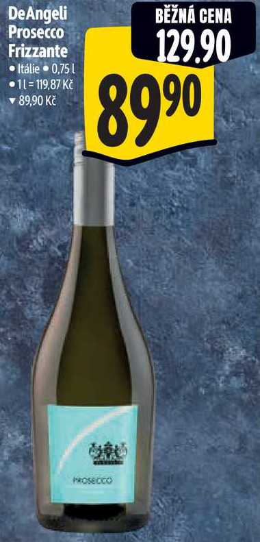 DeAngeli Prosecco Frizzante, 0,75 l