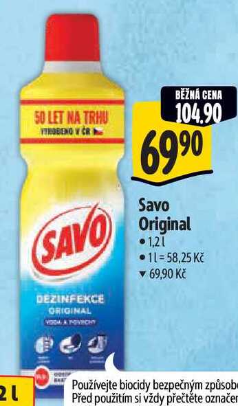 Savo Original, 1,2 l