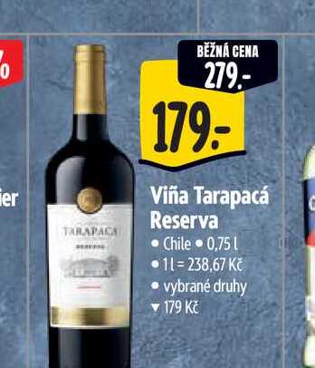  Viña Tarapacá Reserva 0,75 l