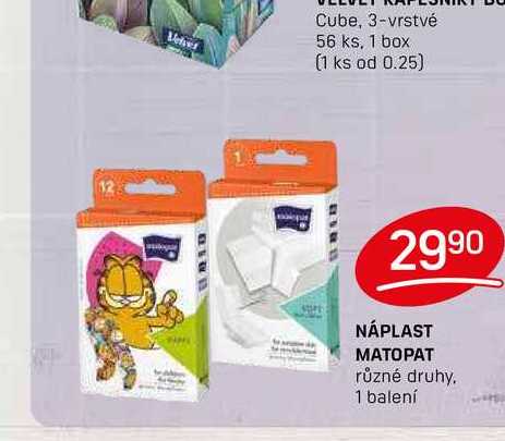 NÁPLAST MATOPAT různé druhy 1 balení 