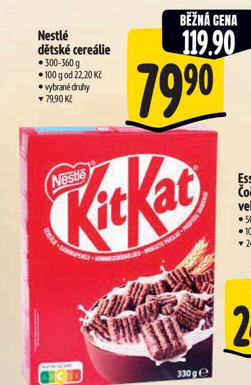 Nestlé dětské cereálie 300-360 g 