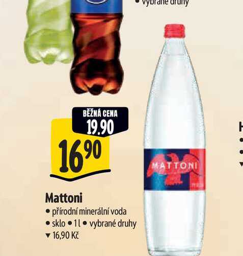   Mattoni přírodní minerální voda sklo 11  