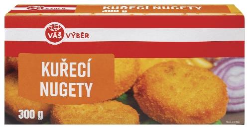 VÁŠ VÝBĚR Smažené kuřecí nugety, 300 g