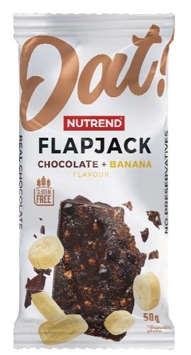 Nutrend Flapjack čokoláda + banán, 50 g