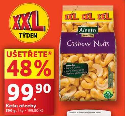 Kešu ořechy, 500 g