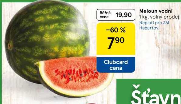 Meloun vodní, 1 kg, volný prodej 