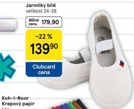 Jarmilky bílé, velikost 24-28  