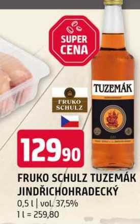 FRUKO SCHULZ TUZEMÁK JINDŘICHOHRADECKÝ 0,5l