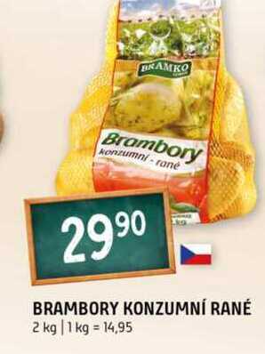 Brambory konzumní rané 2 kg