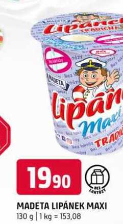 MADETA LIPÁNEK MAXI 130 g 