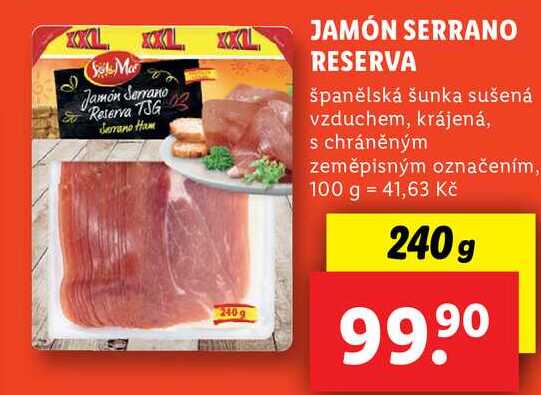 JAMÓN SERRANO RESERVA, 240 g