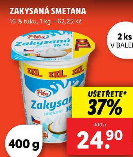 ZAKYSANÁ SMETANA, 400 g