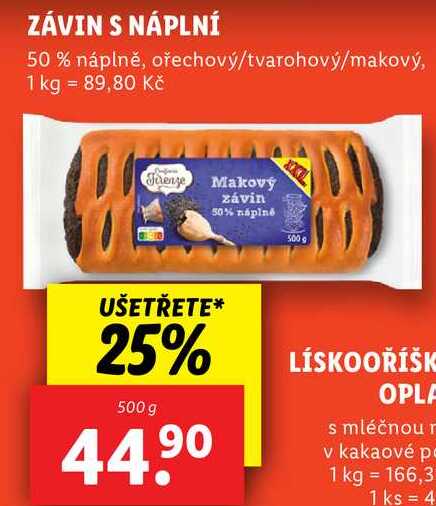 ZÁVIN S NÁPLNÍ, 500 g