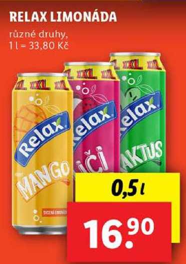 RELAX LIMONÁDA, 0,5 l