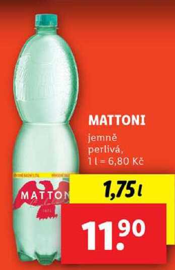 MATTONI, 1,75 l