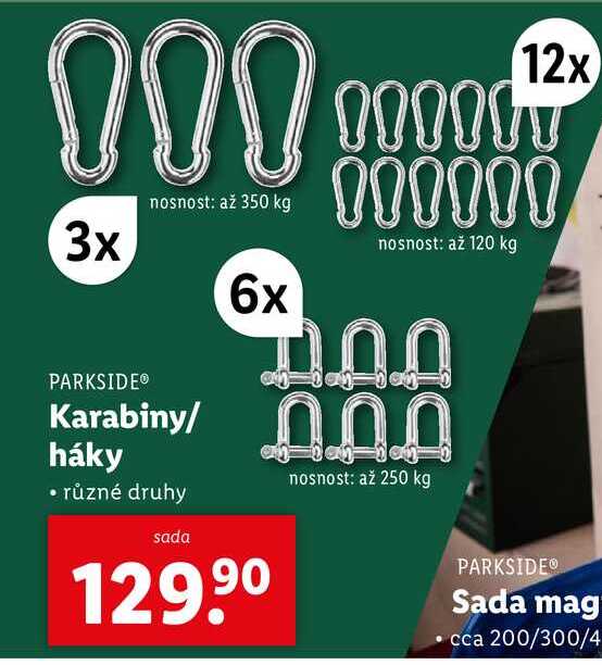 Karabiny/háky 