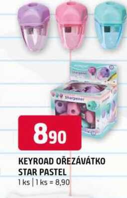KEYROAD OŘEZÁVÁTKO STAR PASTEL 1ks 