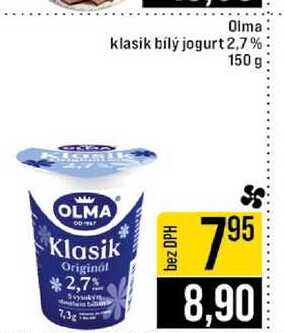 Olma klasik bílý jogurt 2,7% 150 g 