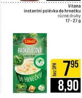 Vitana instantní polévka do hrnečku různé druhy 17-27 g 