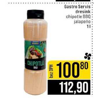 Gastro Servis dresink chipotle BBQ 2 jalapeño 1l