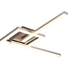 LED STROPNÍ SVÍTIDLO „VIALE” MATNÝ NIKL