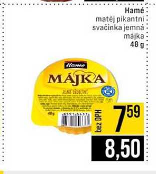 Hamė matej pikantni svačinka jemná májka 48g