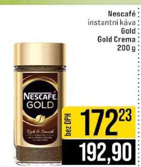 Nescafé instantní káva Gold Gold Crema 200 g 