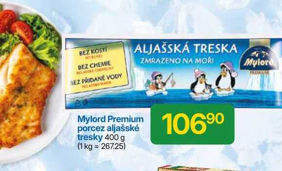 Mylord Premium porcez aljašské tresky 400 g 