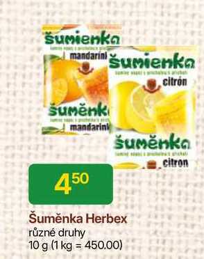 Herbex Šuměnka různé druhy 10 g