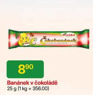 Hruška Banánek v čokoládě 25 g