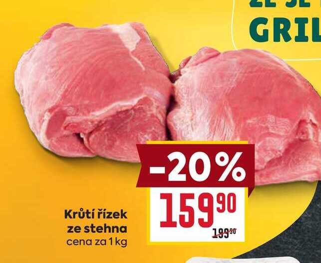Krůtí řízek ze stehna cena za 1 kg