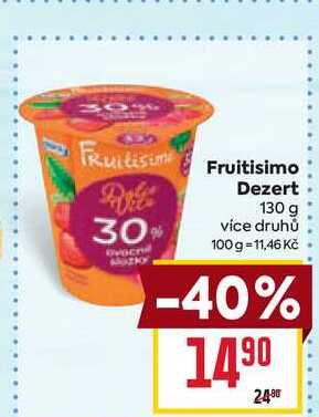 Fruitisimo Dezert 130 g 