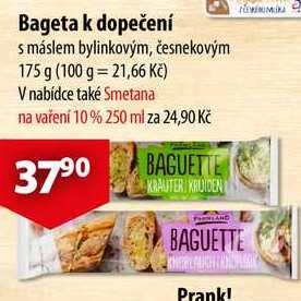 Bageta k dopečení, 175 g  