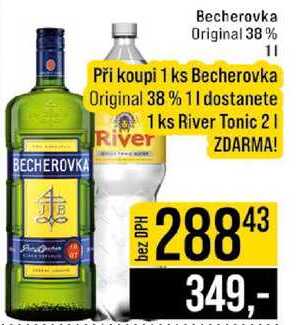 Becherovka Original 38% 1l