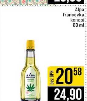 Alpa francovka konopi 60 ml 