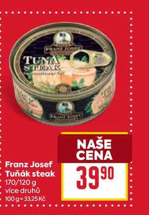 Franz Josef Tuňák steak 170/120 g