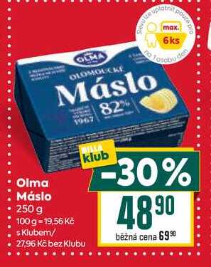 Olma Máslo 250 g 