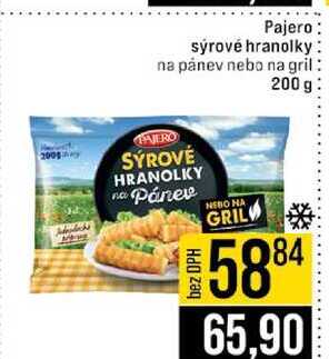 Pajero sýrové hranolky na pánev nebo na gril 200 g