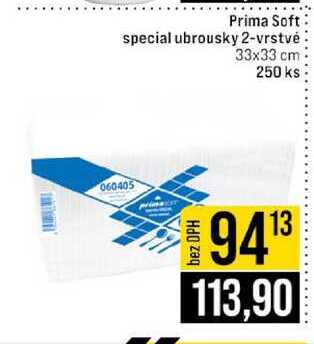 Prima Soft special ubrousky 2-vrstvé 33x33 cm 250 ks 