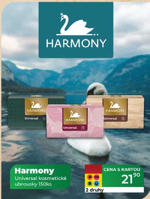 Harmony Universal kosmetické ubrousky 150ks  