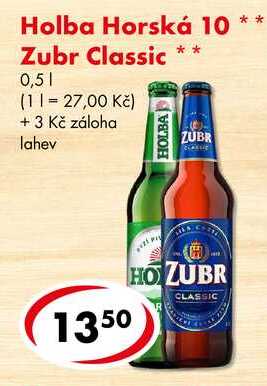 Holba Horská 10, 0,5 l 