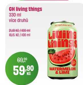 GH living things 330 ml více druhů 