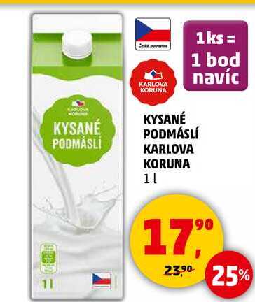 KYSANÉ PODMÁSLÍ KARLOVA KORUNA, 1 l 