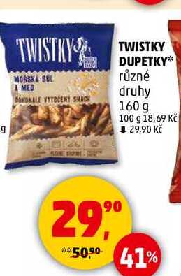 TWISTKY DUPETKY různé druhy, 160 g 