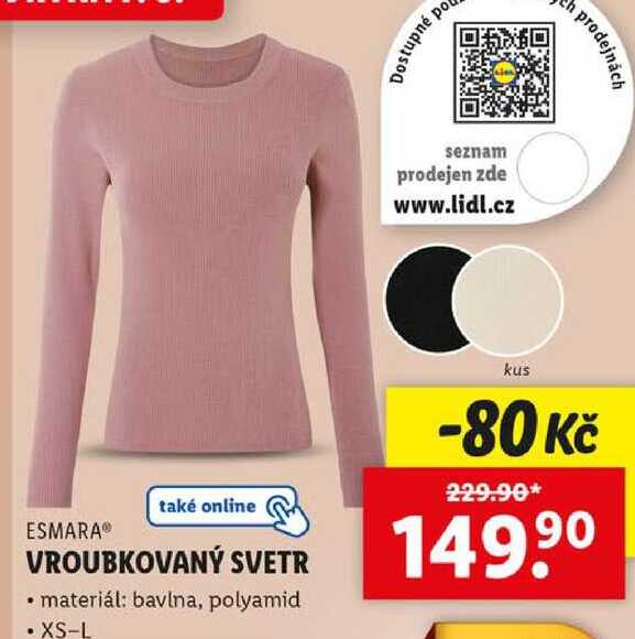 VROUBKOVANÝ SVETR 
