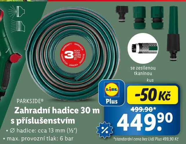 Zahradní hadice 30 m s příslušenstvím