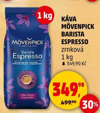 MÖVENPICK BARISTA ESPRESSO zrnková káva, 1 kg  