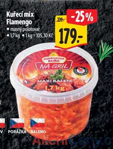Kuřecí mix Flamengo masný polotovar 1,7 kg