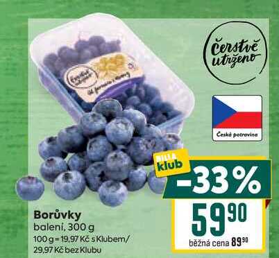 Borůvky baleni, 300 g 