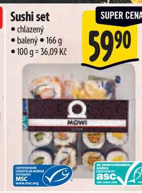 Sushi set 166 g
